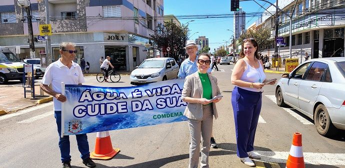 Prefeitura de Arapongas promove ação de conscientização para uso racional da água